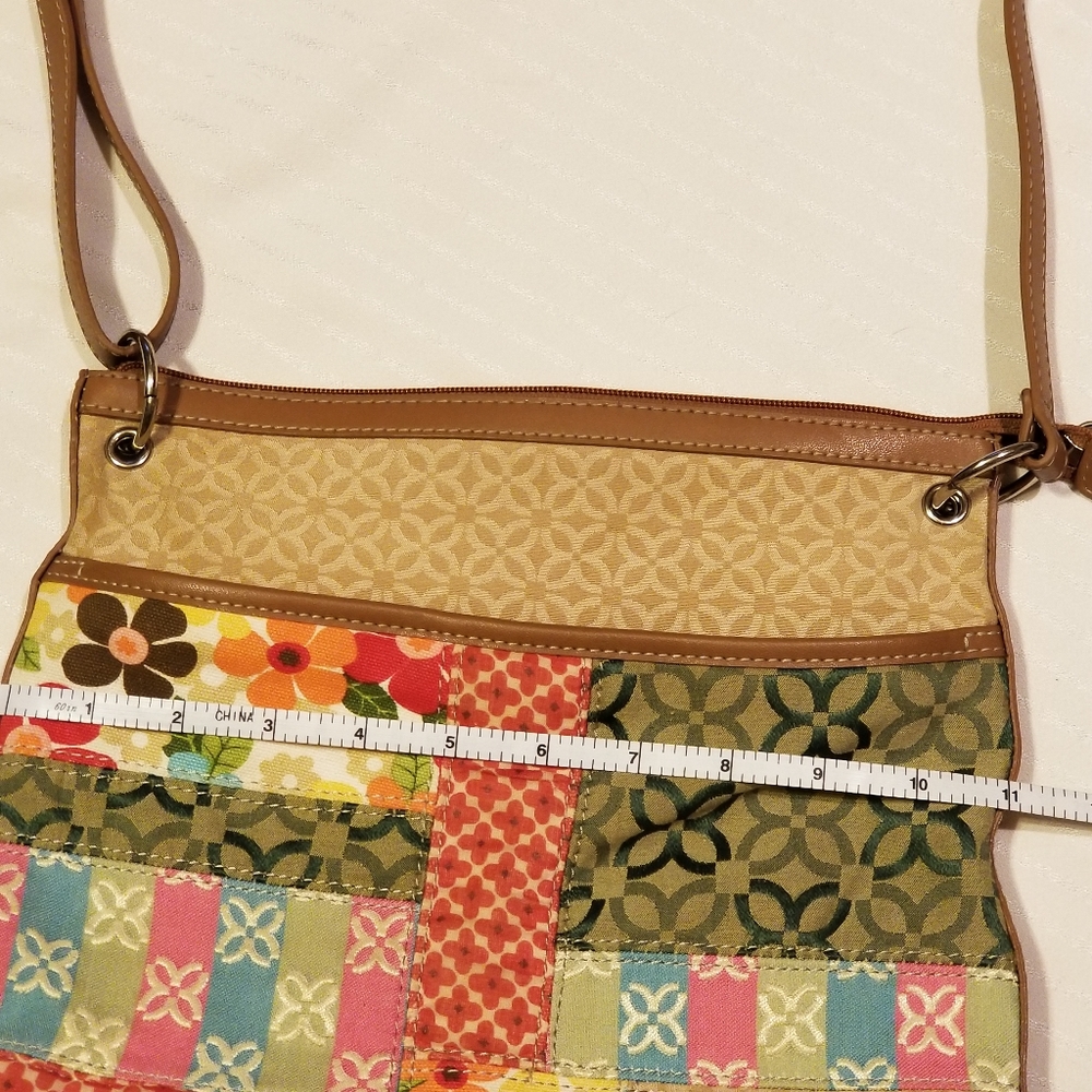 Relic Boho Patchwork Shoulder Bag Euc - image 8